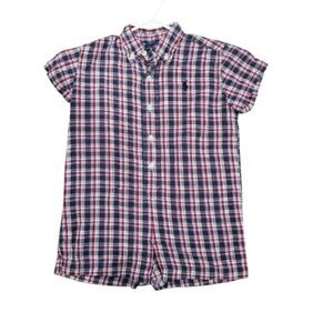 Ralph Lauren plaid romper